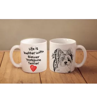 Biewer Yorkshire terrier - tasse avec chien, tasse avec photo, cadeau personnalisé de la marque Art-Dog