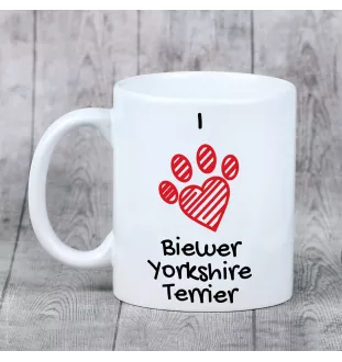 Biewer Yorkshire Terrier - cup with a dog, cute cup with graphics, a gift with your photo from the Art-Dog brand