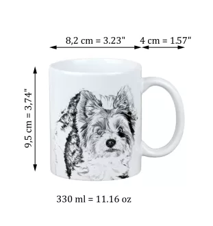Biewer Terrier, Biewer Yorkshire Terrier - Tasse mit Hund, fröhliche Tasse für Hundeliebhaber, personalisiertes Geschenk der Marke Art-Dog