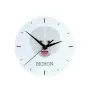 Bichon Frise, Gelockter Bichon, Tenneriffahündchen - geometrische Wanduhr mit Bild und Aufschrift der Marke Art-Dog