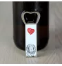 Black and Tan Coonhound I - bottle opener with a dog, personalized fridge opener, unique gift for a man by Art-Dog brand