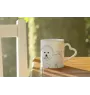 Bichon Frise, Gelockter Bichon, Tenneriffahündchen - Tasse mit Hund, entzückende Tasse mit herzförmigem Henkel, universelles Geschenk der Marke Art-Dog