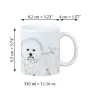 Bichon a poil frise, Bichon Frise, Bichon Tenerife - tasse avec chien, tasse avec photo, cadeau personnalisé de la marque Art-Dog
