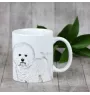 Bichon Frise, Gelockter Bichon, Tenneriffahündchen - Tasse mit Hund, Tasse mit Bild, personalisiertes Geschenk der Marke Art-Dog