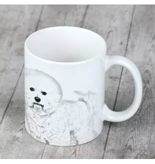 Bichon a poil frise, Bichon Frise, Bichon Tenerife - tasse avec chien, tasse avec photo, cadeau personnalisé de la marque Art-Dog