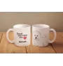Bichon Frise, Bichon Tenerife, Bichon a poil frise - cup with a dog, cup with a photo, personalized gift from the Art-Dog brand