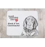 Black and Tan Coonhound I - mouse pad with print, personalized dog-themed mouse pad, unique gadget for an office worker by Art-Dog brand