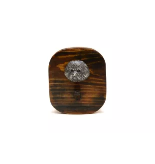 Bichon Frise wieszak drewniany pojedynczy Art-Dog