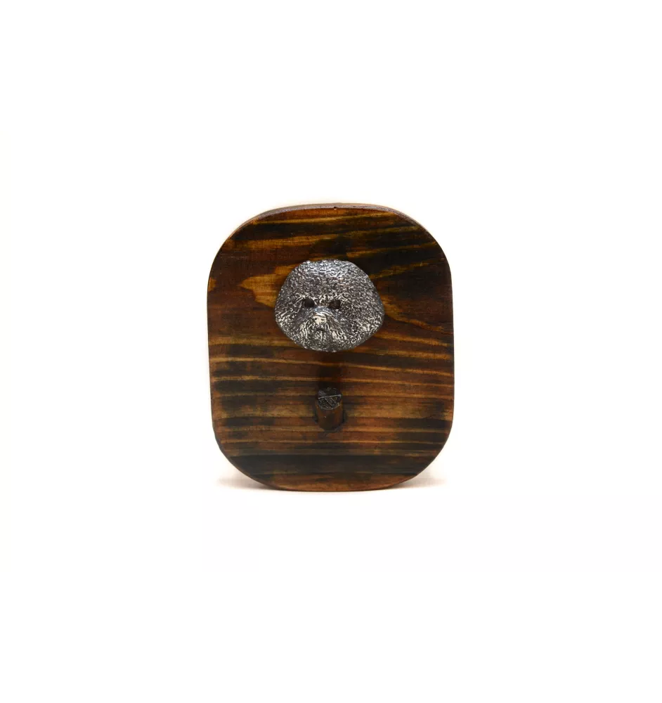 Bichon Frise, Gelockter Bichon, Tenneriffahündchen - Leinenhalter, Hundemedaillehalter, Schlüsselhaken der Marke Art-Dog