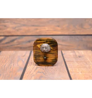 Bichon a poil frise, Bichon Frise, Bichon Tenerife - porte-clés, porte-clés avec chien pour les médailles, crochet pour les clés de la marque Art-Dog