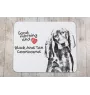 Black and Tan Coonhound - mouse pad with print, personalized dog-themed mouse pad, unique gadget for an office worker by Art-Dog brand