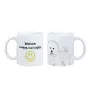 Bichon Frise, Gelockter Bichon, Tenneriffahündchen - Tasse mit Hund, fröhliche Tasse für Hundeliebhaber, personalisiertes Geschenk der Marke Art-Dog