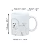 Bichon Frise, Gelockter Bichon, Tenneriffahündchen - Tasse mit Hund, fröhliche Tasse für Hundeliebhaber, personalisiertes Geschenk der Marke Art-Dog