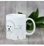 Bichon Frise kubek z psem Makes me happy Art-Dog