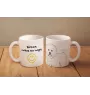Bichon a poil frise, Bichon Frise, Bichon Tenerife - tasse avec chien, une tasse joyeuse pour les amoureux des chiens, un cadeau personnalisé de la marque Art-Dog