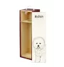 Bichon a poil frise, Bichon Frise, Bichon Tenerife - boîte à vin avec chien, boîte à alcool avec graphisme, boîte cadeau personnalisée de la marque Art-Dog