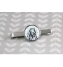 Black and Tan Coonhound - tie clip with a dog, personalized tie clip, a unique gift for a man from the Art-Dog brand