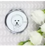 Bichon Frise lusterko ze zdjęciem psa Art-Dog