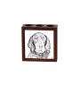 Schwarz-Lohfarbener Waschbärenhund, Black and Tan Coonhound I - Stifthalter mit Hund, Schreibtischorganizer mit Aufdruck, personalisierte Schreibtischdekoration der Marke Art-Dog