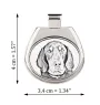 Black and Tan Coonhound I - dog necklace, personalized pendant with a photo, unique necklace for women and men by Art-Dog brand