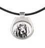 Chien noir et feu pour la chasse au raton laveur - collier avec chien, pendentif personnalisé avec photo, collier unique pour femmes et hommes de la marque Art-Dog