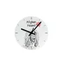 Black and Tan Coonhound I - wall clock with a dog, shelf clock with a print, personalized home decoration from the Art-Dog brand