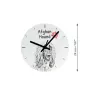 Black and Tan Coonhound I - wall clock with a dog, shelf clock with a print, personalized home decoration from the Art-Dog brand