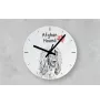 Black and Tan Coonhound I - wall clock with a dog, shelf clock with a print, personalized home decoration from the Art-Dog brand