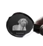 Black and Tan Coonhound - pendant with a photo of a dog, crystal key ring in a gift box, a unique gift by Art-Dog