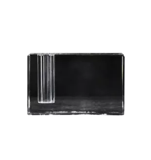 Black and Tan Coonhound I - Pen stand, crystal organiser with dog photo, unique desk decoration by Art-Dog brand