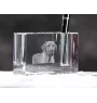 Black and tan coonhound penholder kryształowy z psem Art-Dog