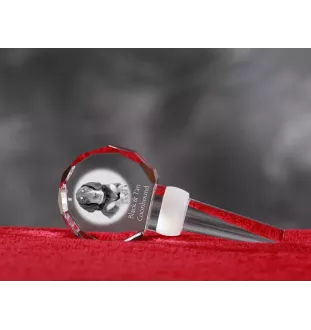 Black and tan coonhound I grubszy stopper do wina z psem Art-Dog