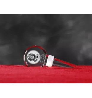 Black and tan coonhound I grubszy stopper do wina z psem Art-Dog