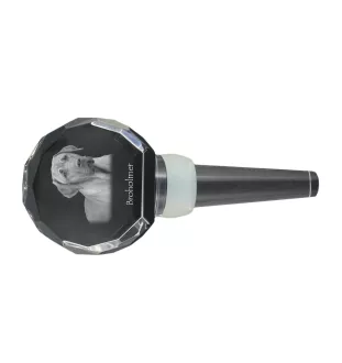 Black and Tan Coonhound - Crystal bottle stopper, unique wine stopper with photo, personalised gift for sommelier by Art-Dog brand