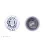 Chien noir et feu pour la chasse au raton laveur I - boucles d'oreilles uniques avec un chien, votre animal de compagnie sur un porte-clés, marque propre Art-Dog