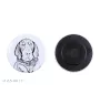 Black and Tan Coonhound I - magnet with a dog's pupil, exceptionally light, strong magnet, handmade product by the Art-Dog brand
