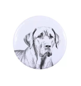Schwarz-Lohfarbener Waschbärenhund, Black and Tan Coonhound - Damen Schmuck mit dem Bild eines Hundes, handgefertigtes Produkt, Möglichkeit, Ihr eigenes Foto hinzuzufügen, Marke Art-Dog