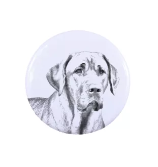 Black and Tan Coonhound - pin with your dog, add your own photo, Art-Dog brand