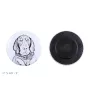 Black and Tan Coonhound I - magnet with a dog's pupil, exceptionally light, strong magnet, handmade product by the Art-Dog brand