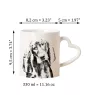 Chien noir et feu pour la chasse au raton laveur - tasse avec chien, une tasse adorable avec une anse en forme de cœur, un cadeau universel de la marque Art-Dog