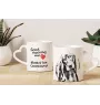 Chien noir et feu pour la chasse au raton laveur - tasse avec chien, une tasse adorable avec une anse en forme de cœur, un cadeau universel de la marque Art-Dog