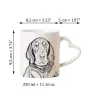 Black and tan coonhound I kubek z psem good morning serce Art-Dog