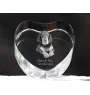Black and Tan Coonhound I - a photo of a dog in crystal, crystal heart, unique photo frame from the Art-Dog brand