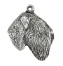 Terrier noir russe - Porte-clés argenté avec chien, décoration de sac à main, pendentif de sac à dos par la marque Art-Dog