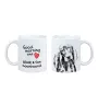 Chien noir et feu pour la chasse au raton laveur - tasse avec chien, tasse avec photo, cadeau personnalisé de la marque Art-Dog