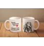 Schwarz-Lohfarbener Waschbärenhund, Black and Tan Coonhound - Tasse mit Hund, Tasse mit Bild, personalisiertes Geschenk der Marke Art-Dog