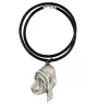 Bloodhound, St. Hubert Hound, Sleuth-hound - Necklace with dog, silver-plated pendant for dog fan, unique jewelry by Art-Dog brand