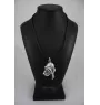 Chien de Saint Hubert, Bloodhound - collier avec un chien, pendentif en plaqué argent pour les fans de chiens, bijoux uniques de la marque Art-Dog