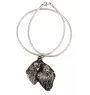 Black Russian Terrier, Chornyi Terrier - Dog necklace, unique jewellery for the dog fan, unique adder pendant by Art-Dog brand