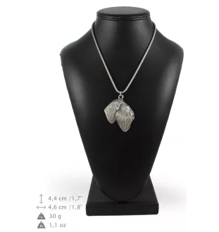 Black Russian Terrier, Chornyi Terrier - Dog necklace, unique jewellery for the dog fan, unique adder pendant by Art-Dog brand